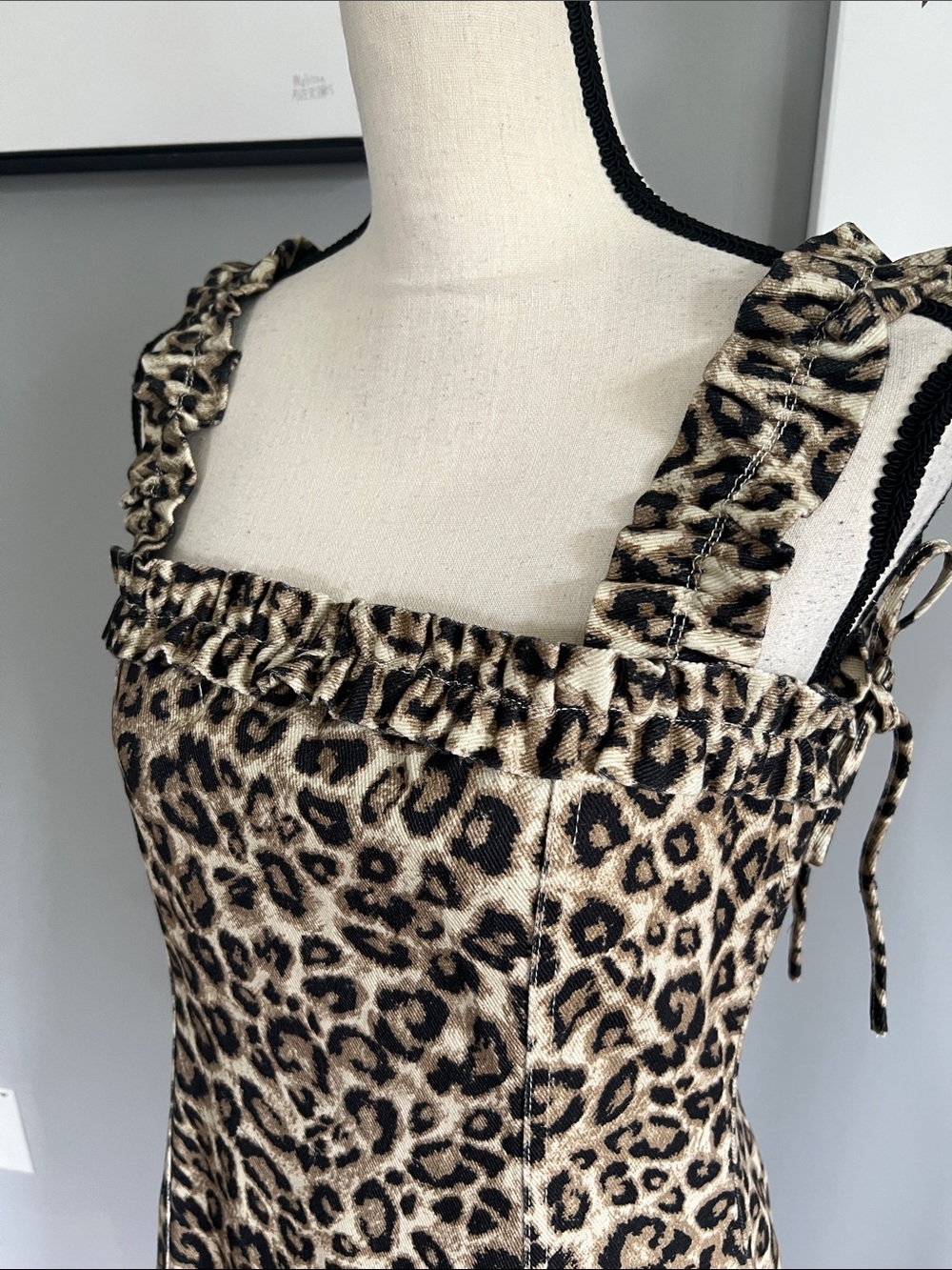 Arose Studio Inc Raya Dropped Waist Midi Dress - Picture 4 of 11